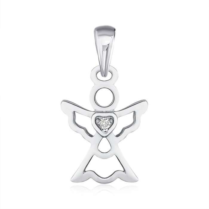 Золота підвіска з діамантом. Артикул 809001/02/1/8582