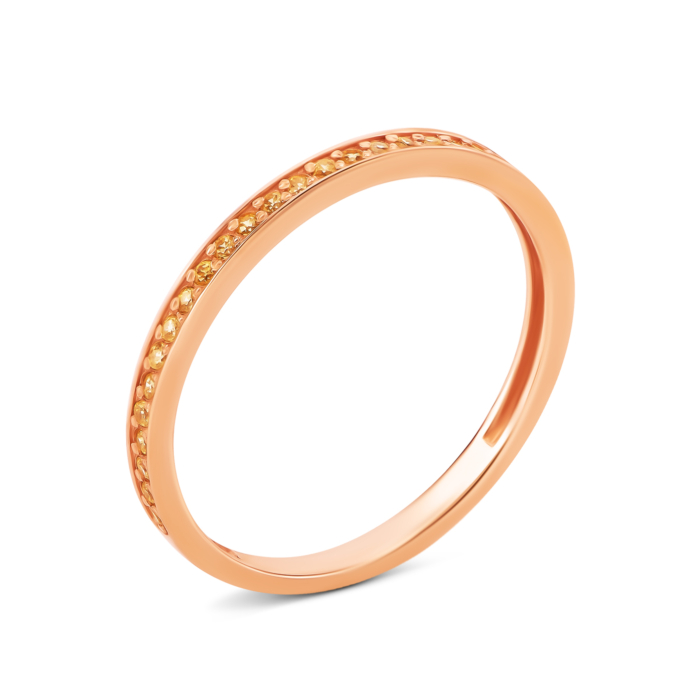 Золотое кольцо с фианитами. Артикул UG511/0046/00/03/01