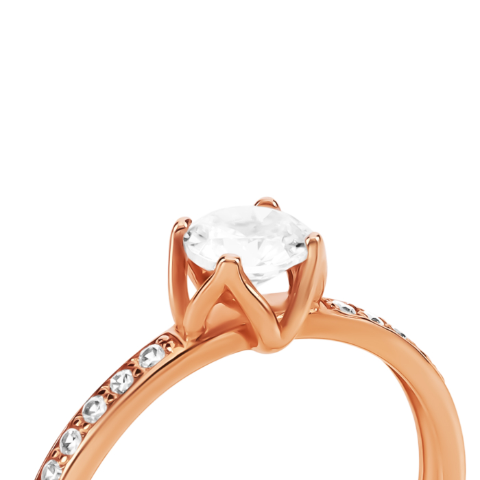 Золотое кольцо с фианитами. Артикул UG511/0055/00/01/01