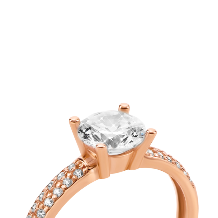 Золотое кольцо с фианитами. Артикул UG511/0062/00/01/01