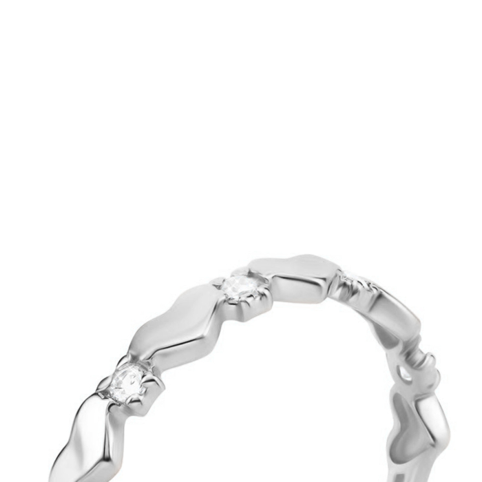 Золотое кольцо с фианитами. Артикул UG511/0160/02/01/02