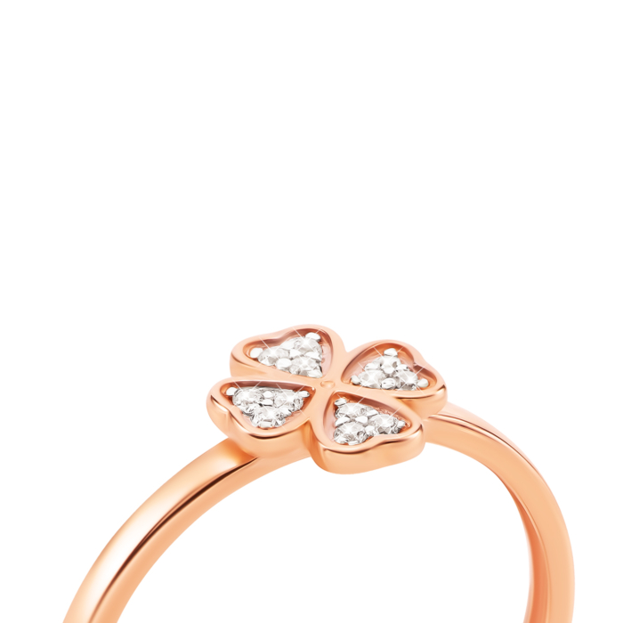 Золотое кольцо с фианитами. Артикул UG511/0174/01/01/01