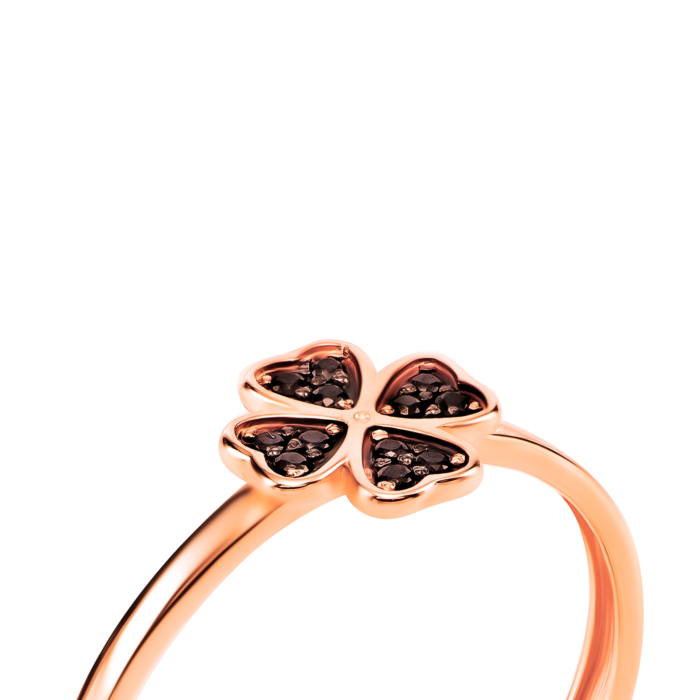 Золота каблучка з фіанітами. Артикул UG511/0174/03/02/01