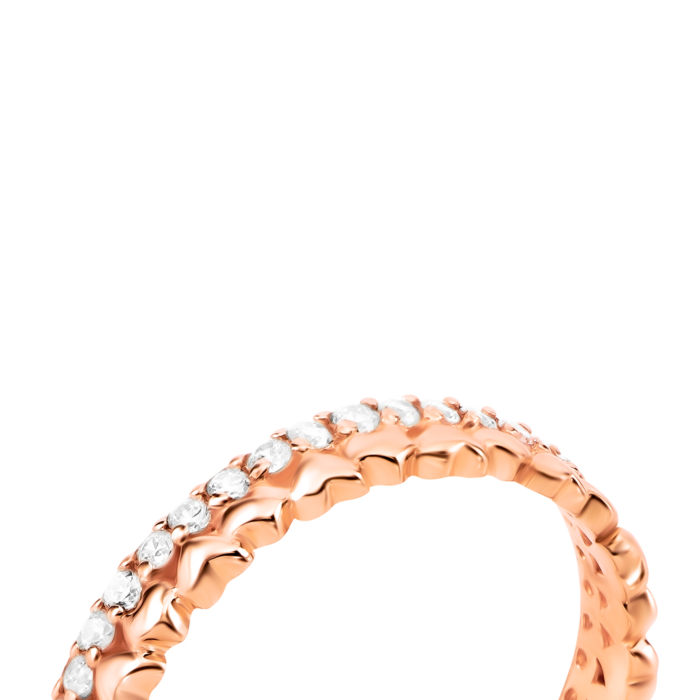 Золота каблучка з фіанітами. Артикул UG511/0189/00/01/01