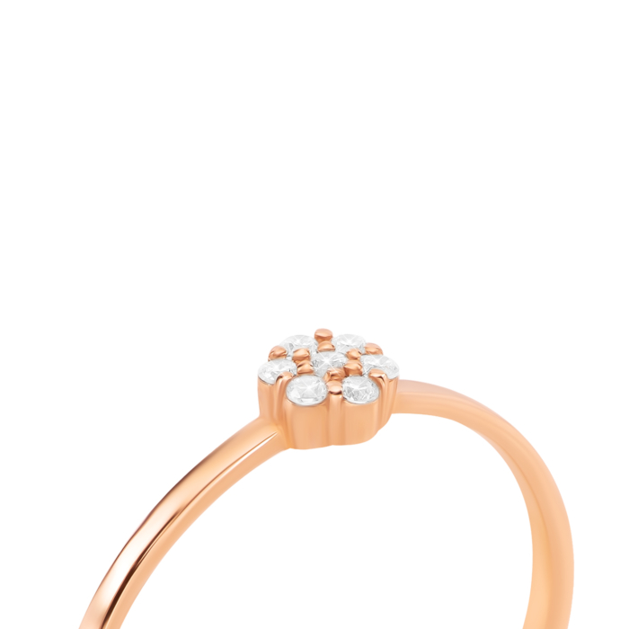 Золотое кольцо с фианитами. Артикул UG511/0190/00/01/01