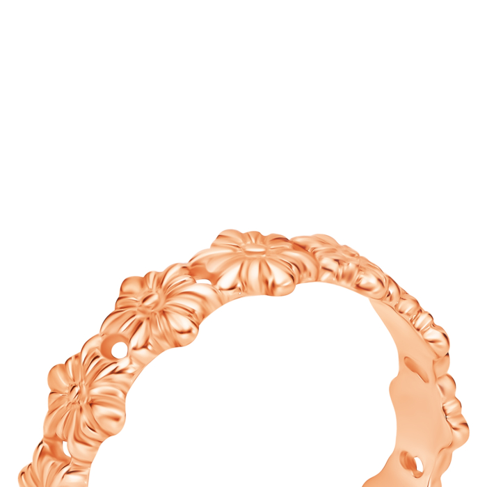Золота каблучка Квіти. Артикул UG5110063/01/00/0
