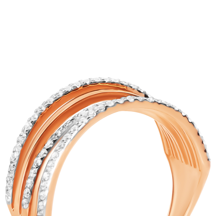 Золотое кольцо с фианитами. Артикул UG5110099/01/00/0150