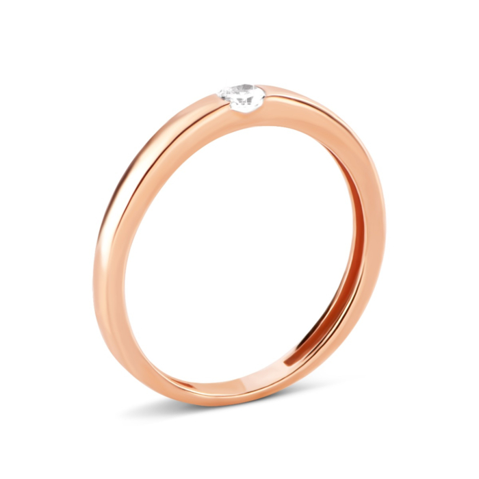 Золотое кольцо с фианитом. Артикул UG5110114/01/00/0019