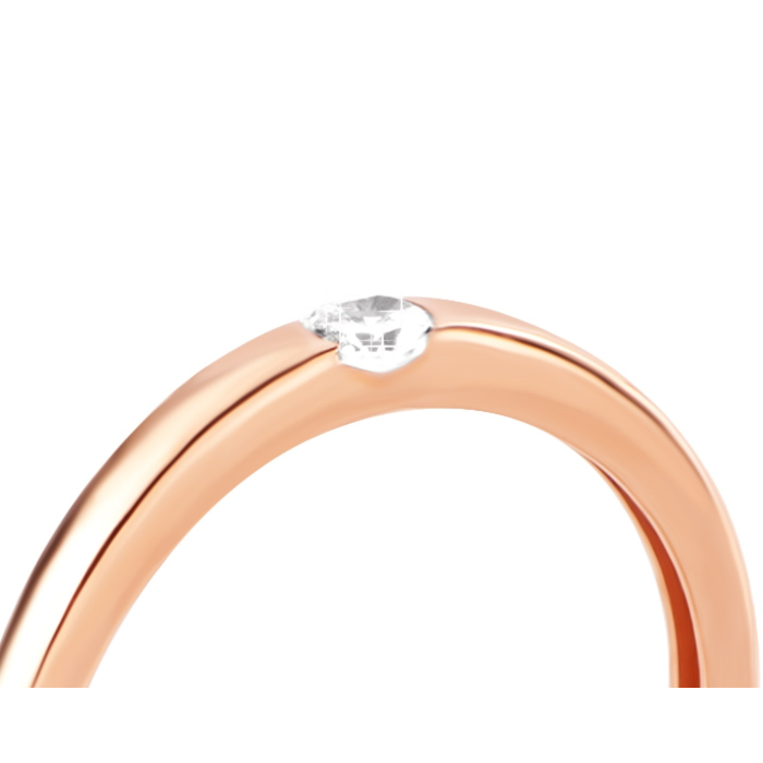 Золотое кольцо с фианитом. Артикул UG5110114/01/00/0019