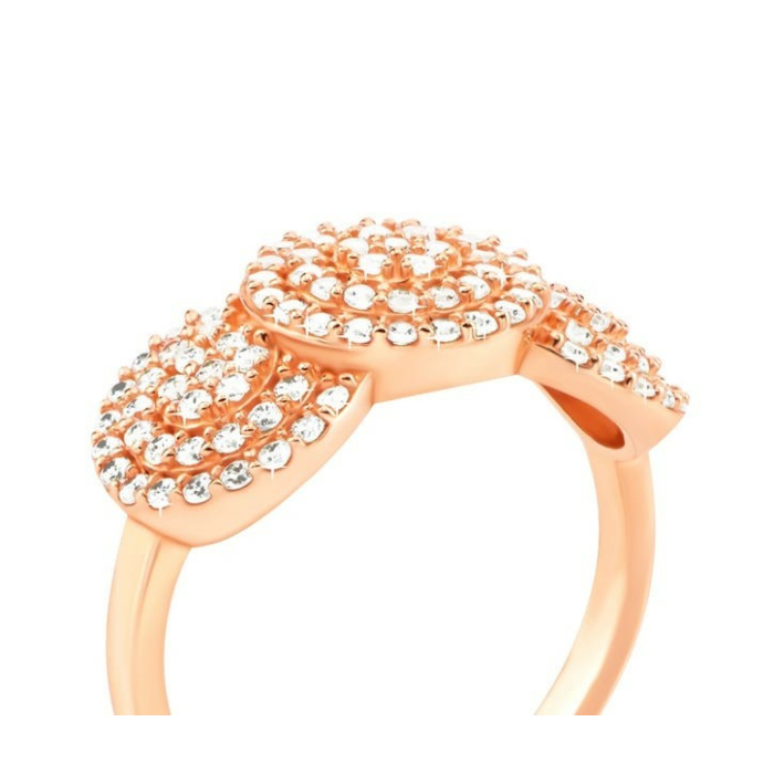 Золотое кольцо с фианитами. Артикул UG51111016201