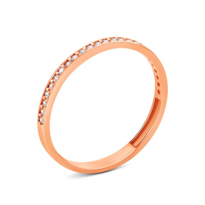 Золотое кольцо с фианитами. Артикул UG51111020301