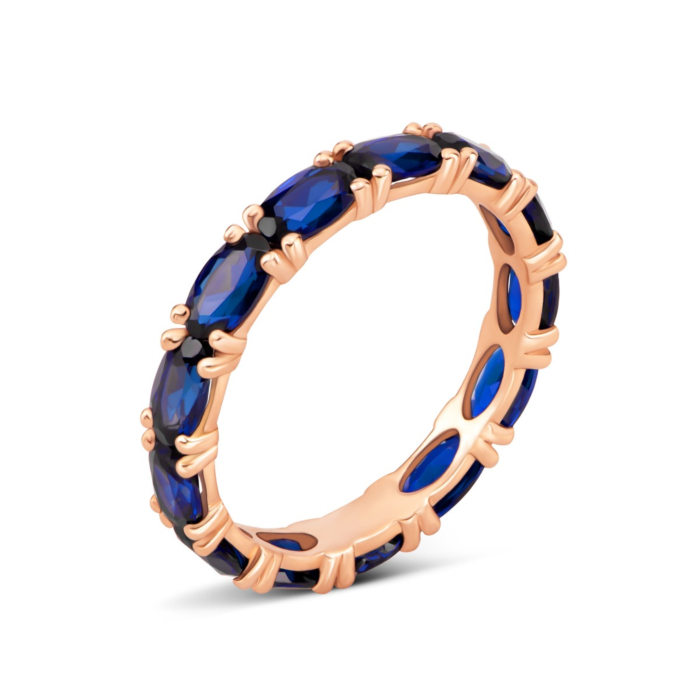 Золотое кольцо с сапфировым корундом. Артикул UG51111024101 к сап