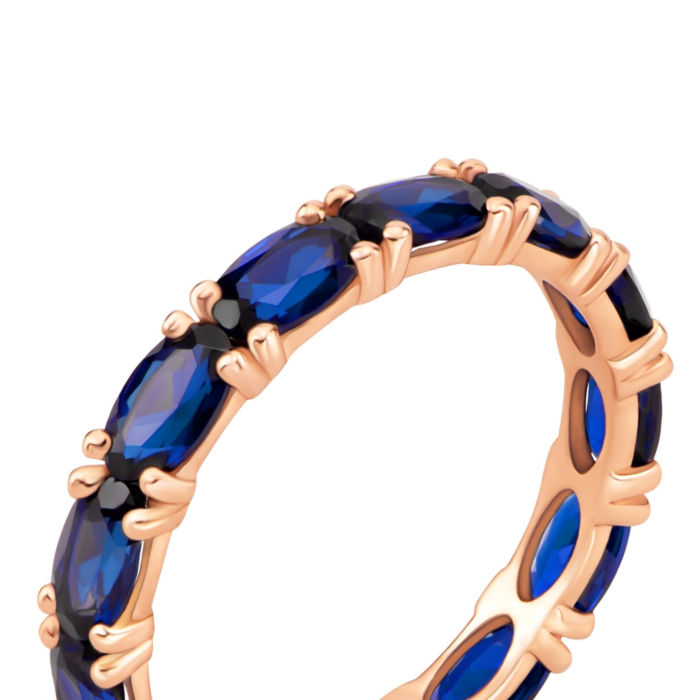 Золотое кольцо с сапфировым корундом. Артикул UG51111024101 к сап