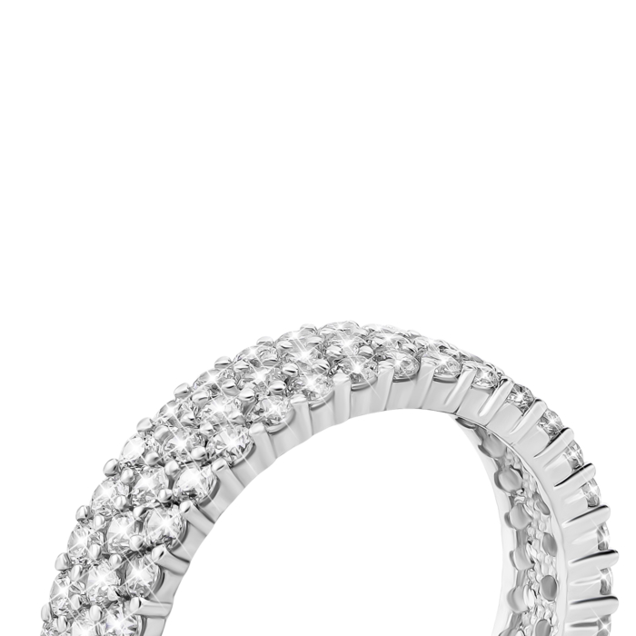 Золотое кольцо с фианитами. Артикул UG51111030501