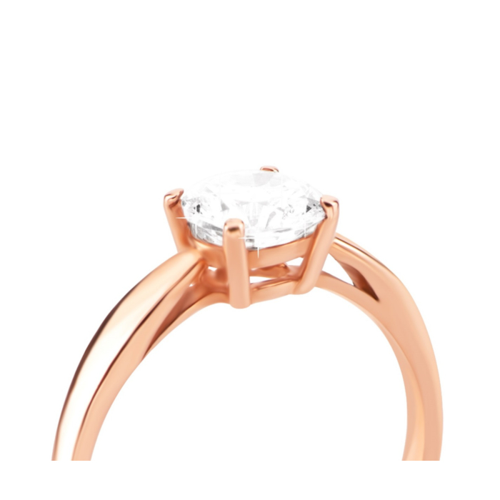 Золотое кольцо с фианитом. Артикул UG5111311