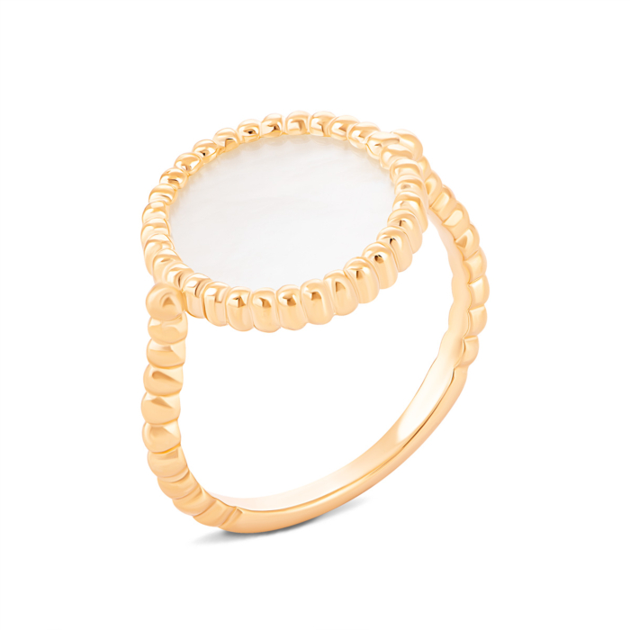 Золота каблучка з перламутром. Артикул UG5к112/2