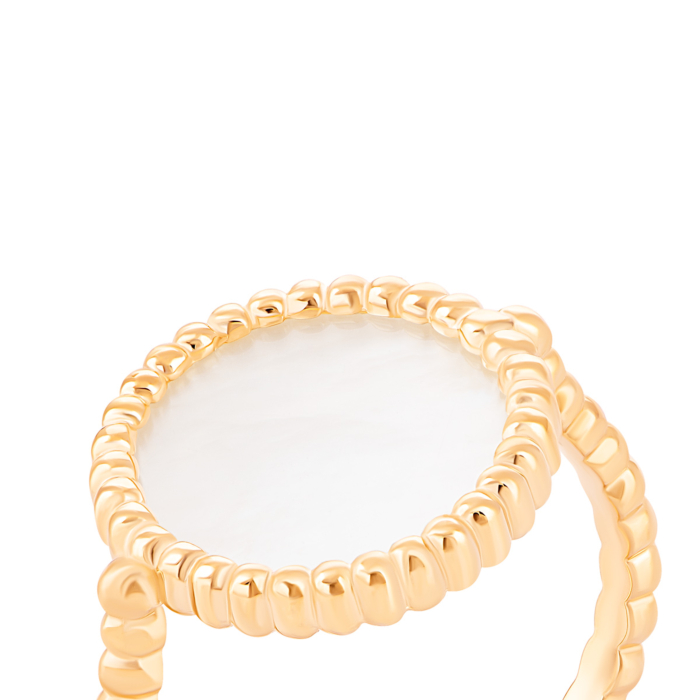 Золота каблучка з перламутром. Артикул UG5к112/2