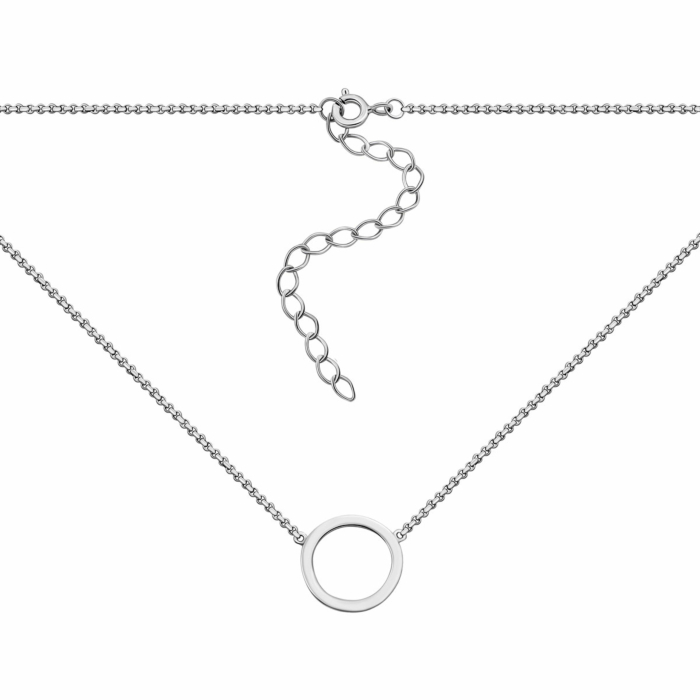 Серебряное колье. Артикул UG51189Кол.Rh