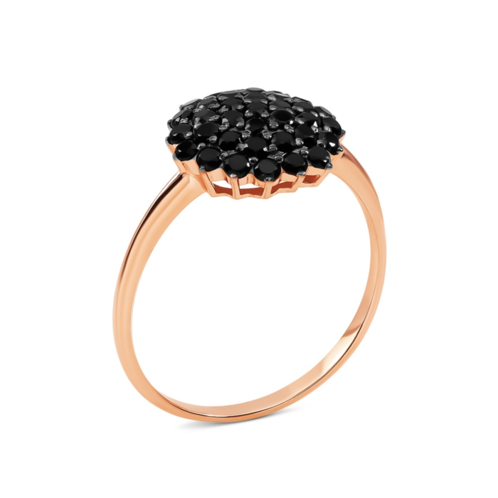 Золота каблучка з фіанітами. Артикул UG5119076310101