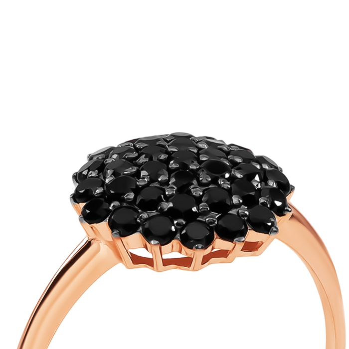 Золотое кольцо с фианитами. Артикул UG5119076310101