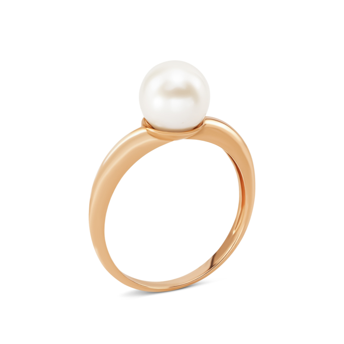 Золота каблучка з перлиною. Артикул UG5119155010101