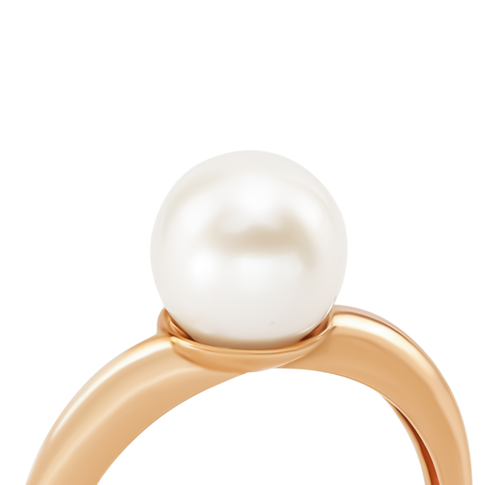 Золота каблучка з перлиною. Артикул UG5119155010101
