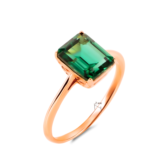 Золотое кольцо с турмалином. Артикул UG5119160710101тур