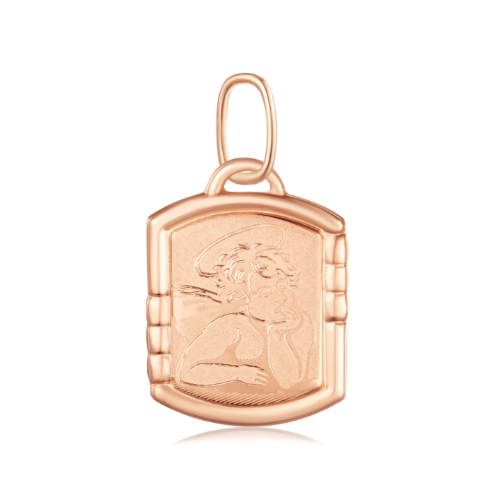 Золотая подвеска-иконка Ангел Хранитель (30585/21лгр)