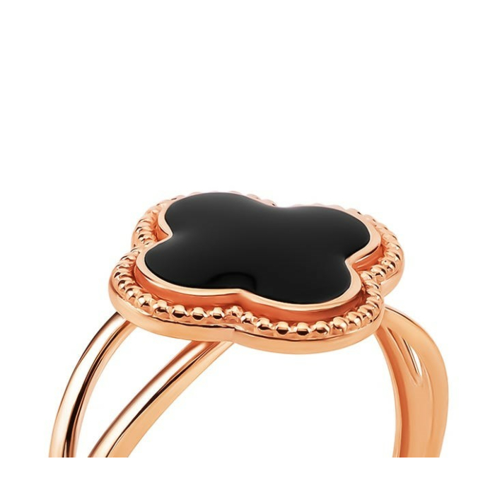 Золотое кольцо с эмалью. Артикул UG5КБ1206и