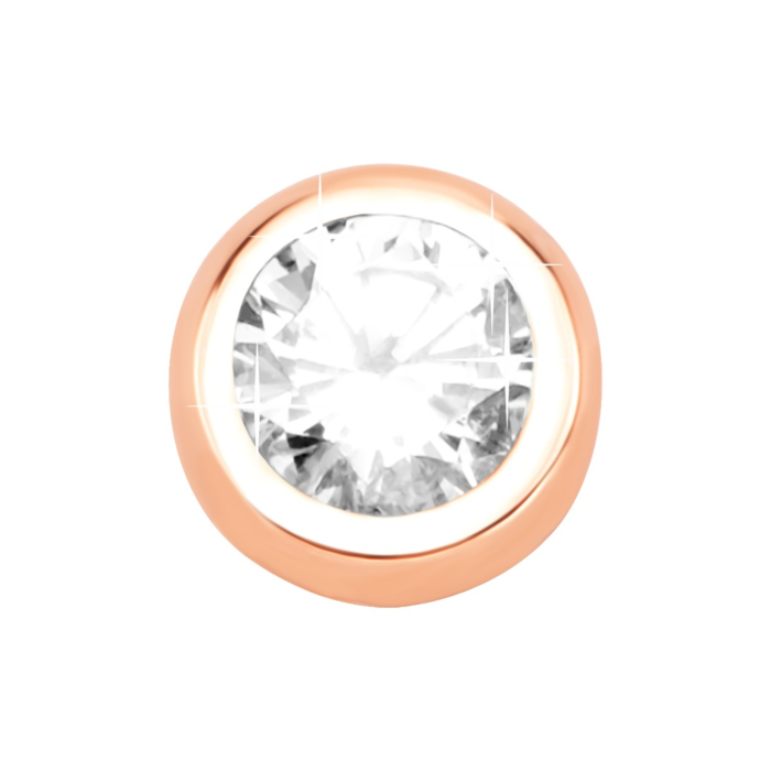 Золотая подвеска с фианитом. Артикул UG5ПВ1214