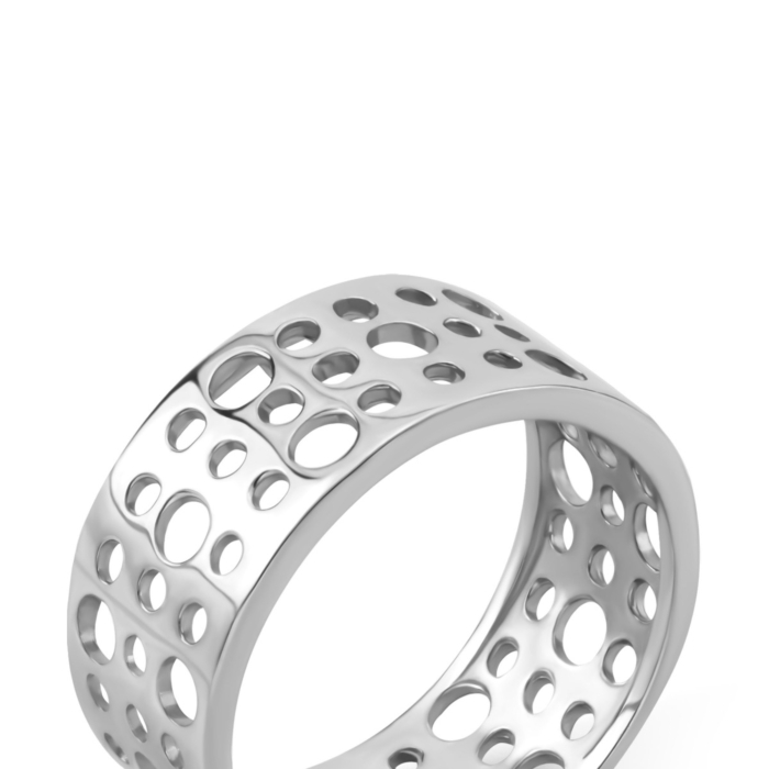 Срібна каблучка. Артикул UG51269Rh