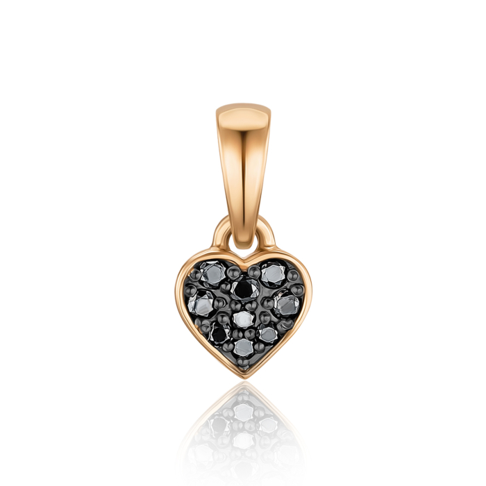 Золота підвіска з діамантами. Артикул 560131/01/1/11756