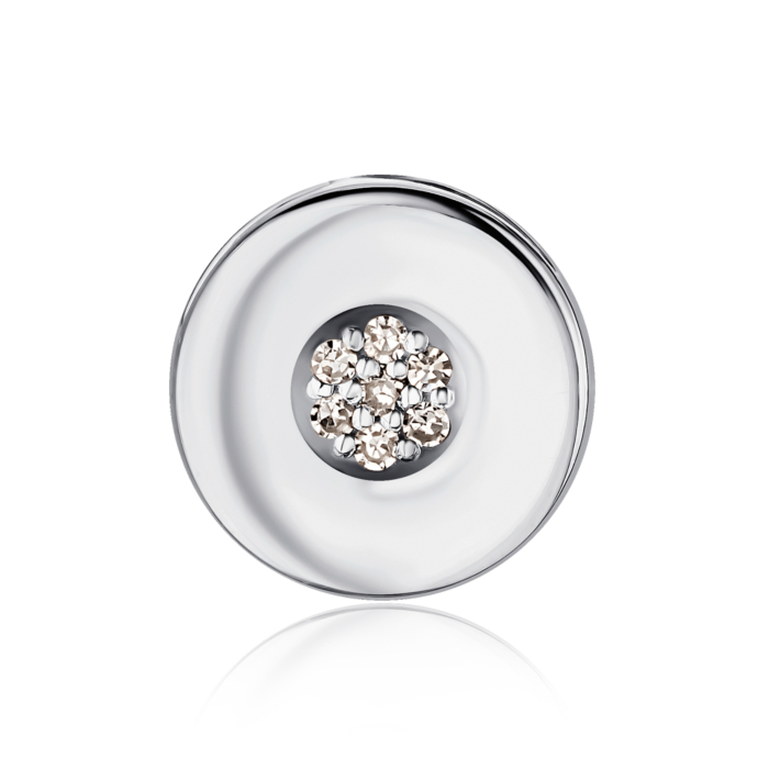 Золотая подвеска с бриллиантами 809041/02/1/8007