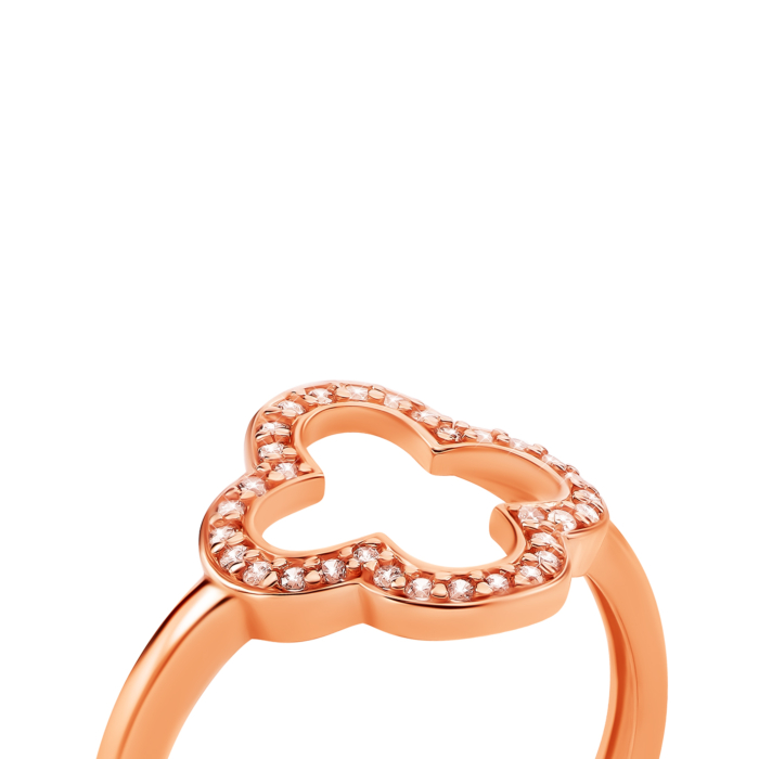 Золотое кольцо с фианитами. Артикул UG5КВ1432и