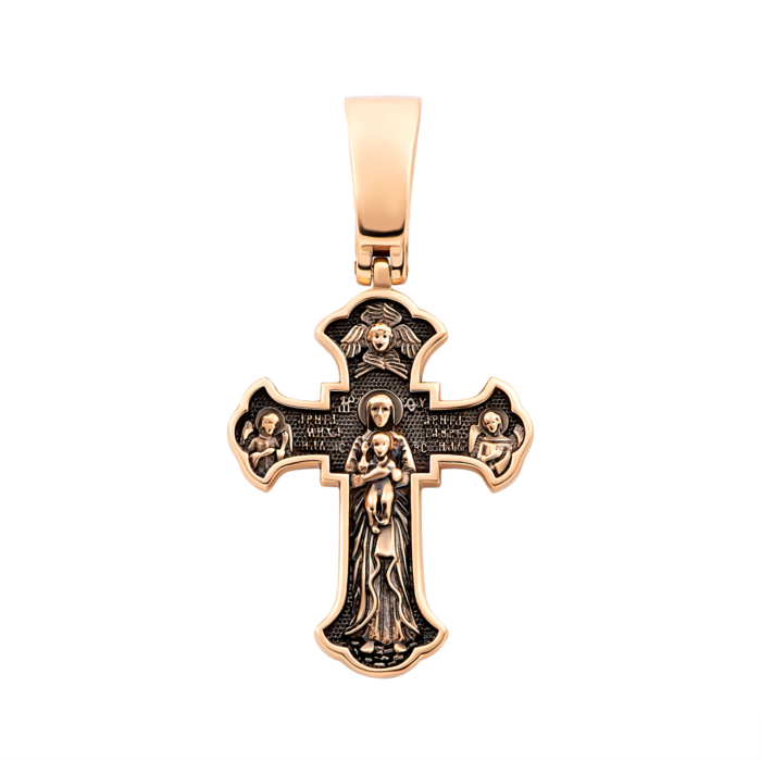 Золотий хрестик. Розп'яття Христове. Артикул UG5Кр1501р