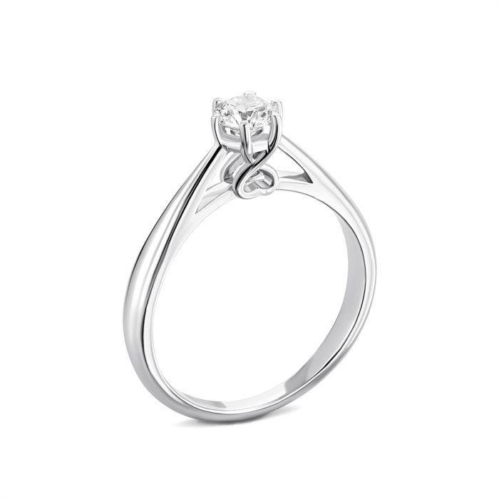 Золота каблучка з діамантом. Артикул UG5К1766/1