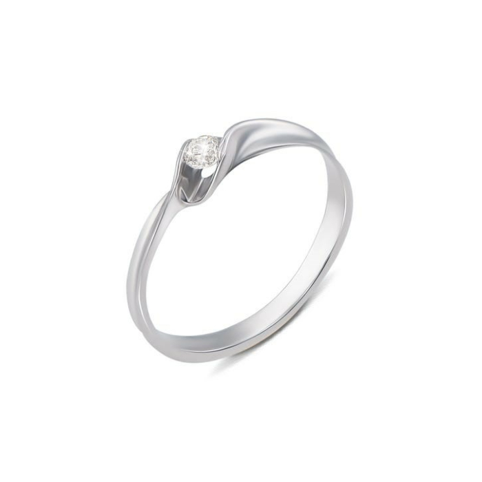 Золота каблучка з діамантом. Артикул UG518/0109/00/01/01