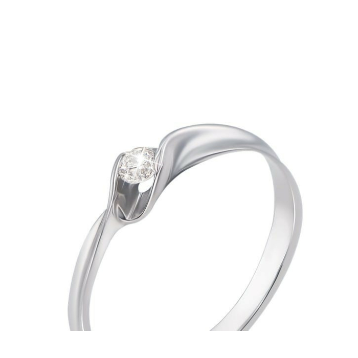 Золота каблучка з діамантом. Артикул UG518/0109/00/01/01