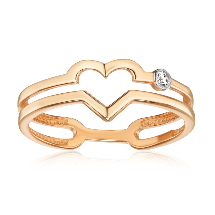 Золота каблучка. Артикул 18273/01/1/17