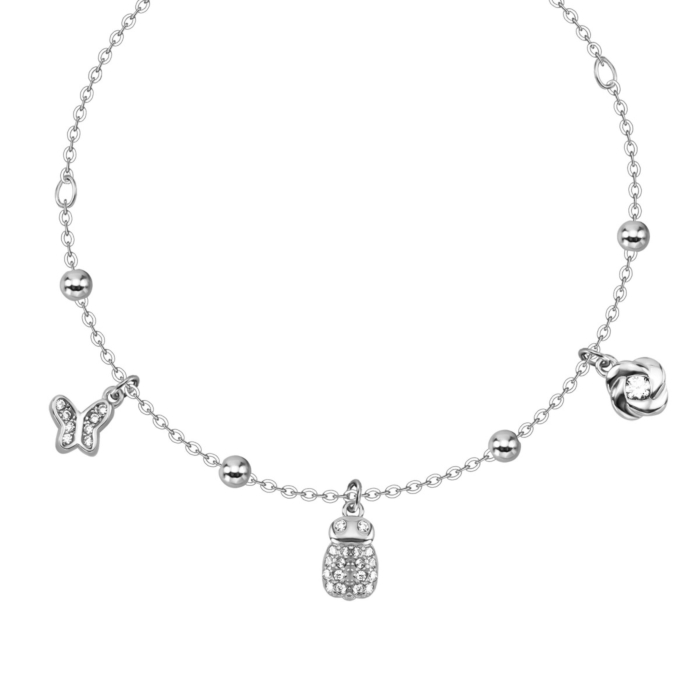 Срібний браслет з фіанітами. Артикул UG51BR66116