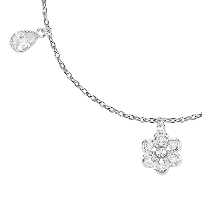 Срібний браслет з фіанітами. Артикул UG51BR66551