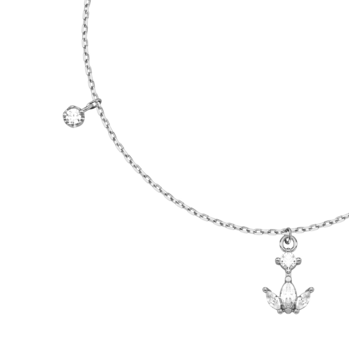 Срібний браслет з фіанітами. Артикул UG51BR66555