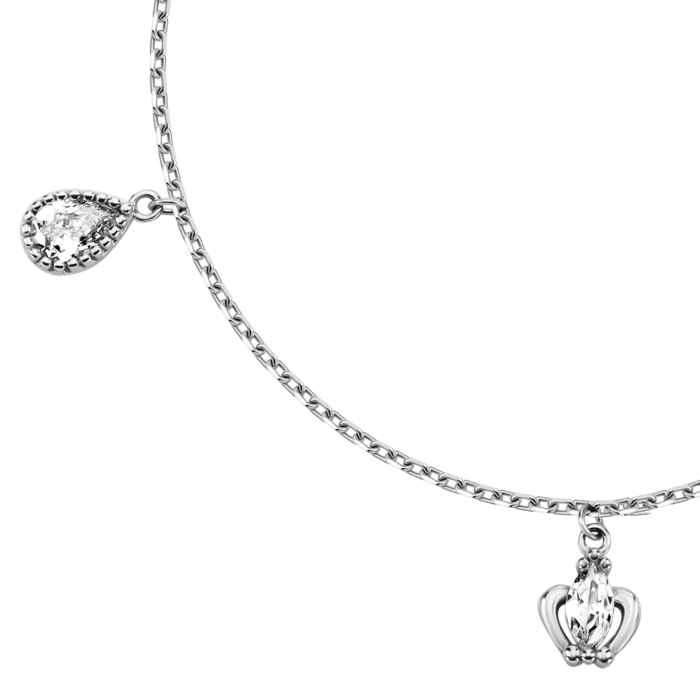 Срібний браслет з фіанітами. Артикул UG51BR66557