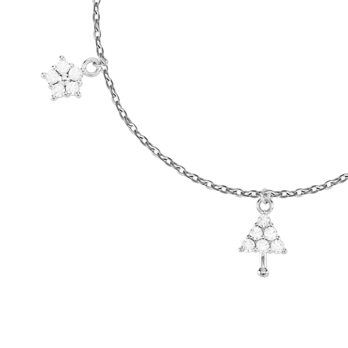 Срібний браслет з фіанітами. Артикул UG51BR68095