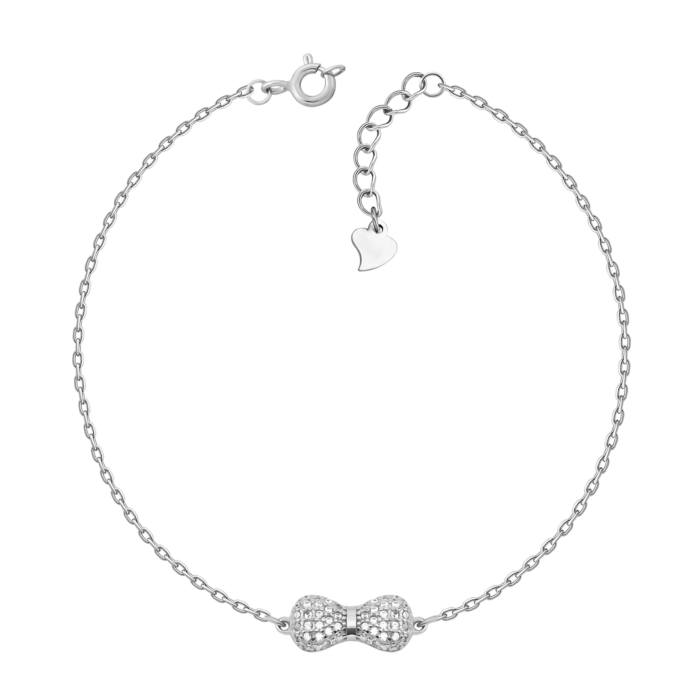 Срібний браслет з фіанітами. Артикул UG51BR69732