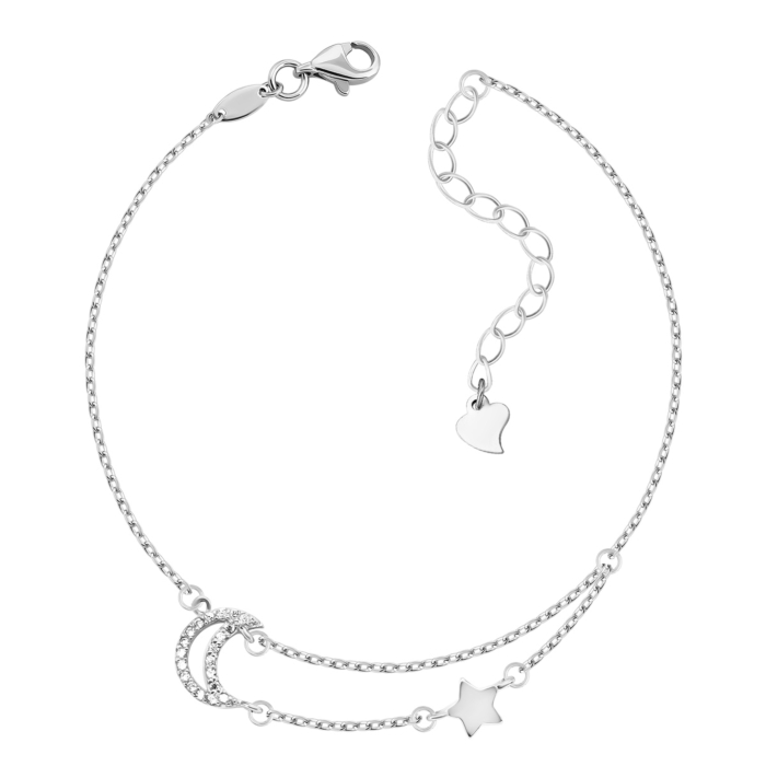 Срібний браслет з фіанітами. Артикул UG51BR69734-CZ