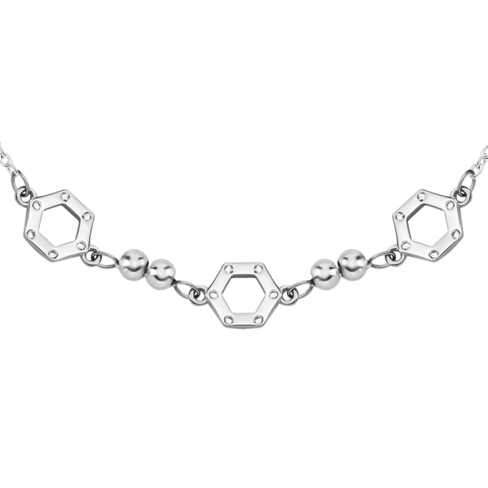 Срібний браслет з фіанітами. Артикул UG51BR72372