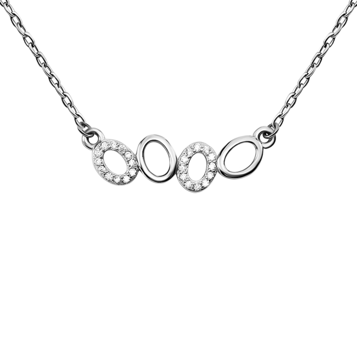 Серебряное колье с фианитами. Артикул UG51NE31413