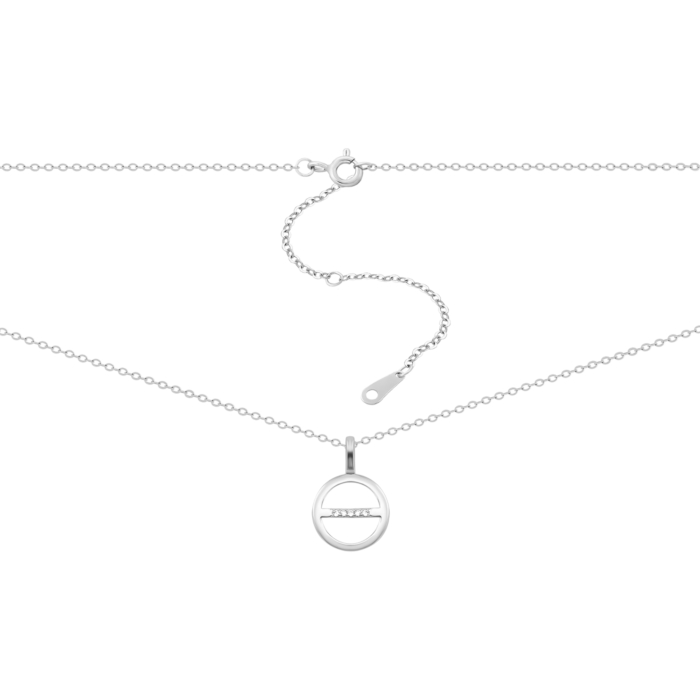 Серебряное колье с фианитами. Артикул UG51NE56491