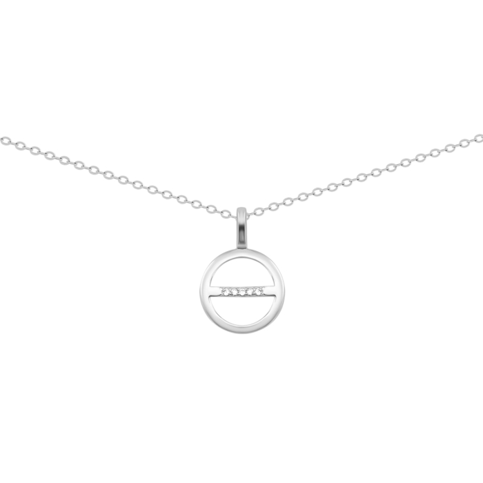 Серебряное колье с фианитами. Артикул UG51NE56491